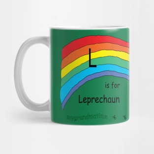 L is for Leprechaun Mug